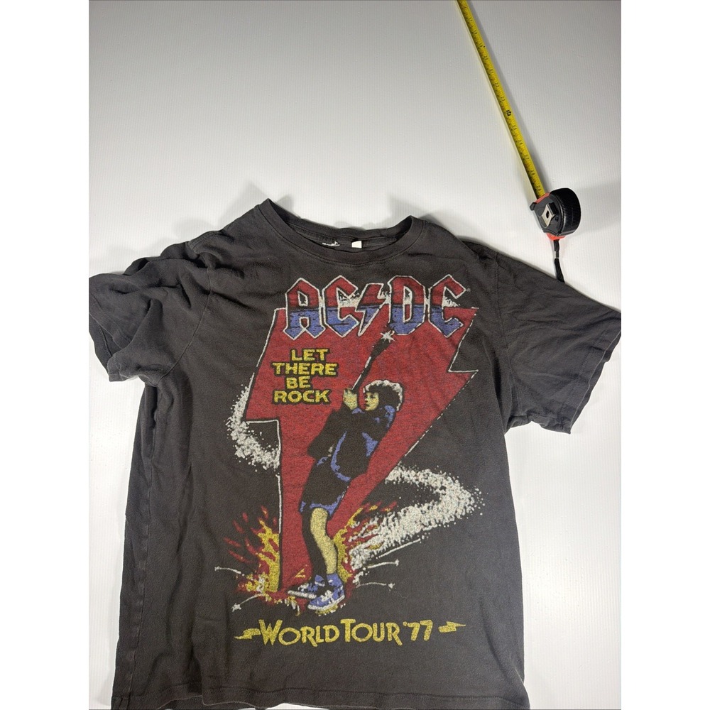 AC/DC Medium Let There Be Rock Tee Shirt World Tour '77